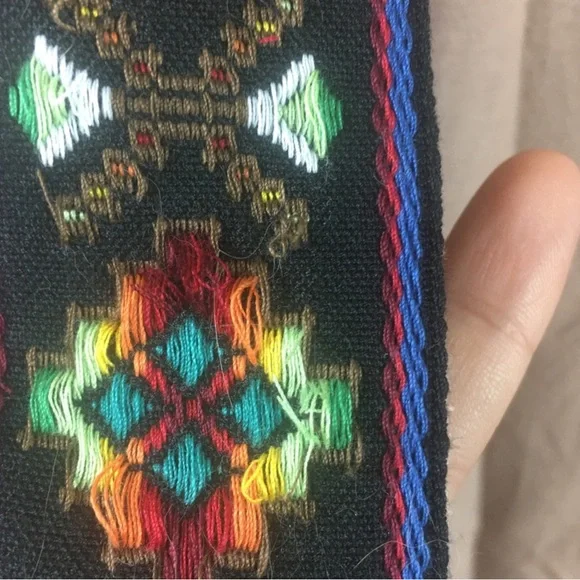 POL kimono sleeve open tan Aztec print open front cardigan western boho size M - Picture 6 of 8